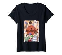 Mujer Big Lebowski Hora de Jugar el Big Lebowski Camiseta Cuello V
