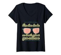 Mujer Big Lebowski Im The Dude Así Que eso es lo Que me Llamas Camiseta Cuello V