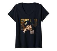 Mujer Billy Bob Thornton Bad Santa Sling Blade de Michael Grecco Camiseta Cuello V