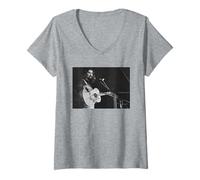 Mujer Billy Connolly Comedia Músico Cambridge Folk Fest 1978 Camiseta Cuello V