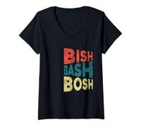 Mujer Bish Bash Bosh todo lo fácil Camiseta Cuello V