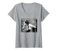 Mujer Bjork Live Debut Tour 1993 por Phil Nicholls Camiseta Cuello V