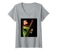 Mujer Bjork Volta Earth Intrusos Glastonbury Live 2007 Camiseta Cuello V