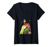 Mujer Bjork Volta Inocencia Live Glastonbury 2007 Camiseta Cuello V