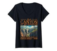 Mujer Black Canyon of The Gunnison National Park | Colorado Camiseta Cuello V