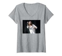 Mujer Black Crowes Hard To Handle Rock Band Foto de Andy Willsher Camiseta Cuello V