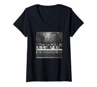 Mujer Black Jesus, último sacramento, Jesús Camiseta Cuello V