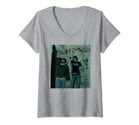 Mujer Black Keys Dan Auerbach Patrick Carney Rock Andy Willsher Camiseta Cuello V