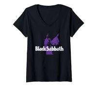 Mujer Black Sabbath Ozzy - Ozzy, color morado Camiseta Cuello V