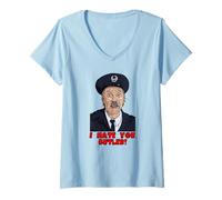 Mujer Blakey ¡Te Odio mayordomo! Camiseta Cuello V