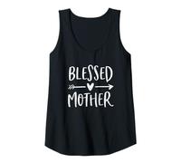 Mujer Blessed Mother Blessing To Be A Mom Mother Mary Lovely Heart Camiseta sin Mangas