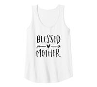 Mujer Blessed Mother Blessing To Be A Mom Mother Mary Lovely Heart Camiseta sin Mangas