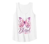 Mujer Blessed - Women's Christian Faith Jeremiah 17:7 Bible-Based Camiseta sin Mangas