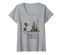 Mujer Blueprint a Skyline Camiseta Cuello V