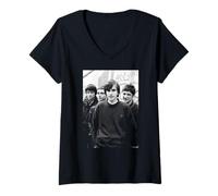 Mujer Bluetones esperan Volar Mark Morris Band Andy Willsher Camiseta Cuello V