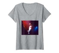 Mujer Blur Live Damon Albarn Casa de Campo El Gran Escape Camiseta Cuello V