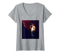 Mujer Blur Live In Manchester Damon Albarn Gran Escape 1995 Camiseta Cuello V
