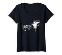 Mujer Bob Geldof Boomtown Rats El Fino Arte de resurfacing 1979 Camiseta Cuello V