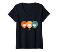 Mujer Bob Ross Traffic Light Camiseta Cuello V