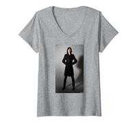Mujer Bobby Gillespie Primal Scream Country Girl por Andy Willsher Camiseta Cuello V