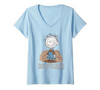 Mujer Bolígrafo Peanuts Pig Messy People Need Organized Vintage Camiseta Cuello V