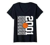Mujer Bolso DE Basket Edition Limited Edition 2001 Camiseta Cuello V