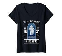 Mujer Bondad de los Santos de los Últimos Días - Amor de Jesús Camiseta Cuello V