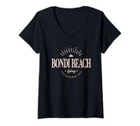 Mujer Bondi Beach Sydney - Bondi Beach Australia Moderno Camiseta Cuello V