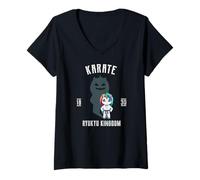 Mujer Bonito Pero Peligroso: Artes Marciales, Unicornio, Kárate, Camiseta Cuello V