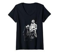 Mujer Bono & Adam Clayton De U2 Live USA Camiseta Cuello V