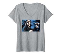 Mujer Bono U2 Live The Unforgettable Fire Album Tour 1985 Camiseta Cuello V