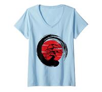 Mujer Bonsai Tree Whisperer - Funny Japanese Zen Gardener Design Camiseta Cuello V