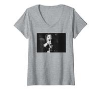 Mujer Boomtown Rats Bob Geldof Trampa para Ratas en Vivo en Tokio 1980 Camiseta Cuello V