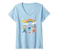Mujer BORMAR SIN HONOR X Consumo excesivo de alcohol Niños Dibujo Camiseta Cuello V