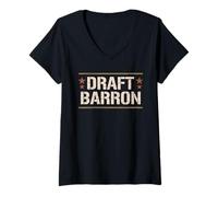 Mujer Borrador Barron Camiseta Cuello V