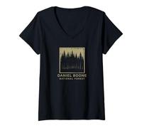 Mujer Bosque Nacional Daniel Boone Camiseta Cuello V
