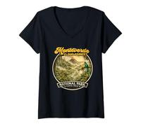 Mujer Bosque Nuboso Monteverde Viaje Familiar a Costa Rica Camiseta Cuello V