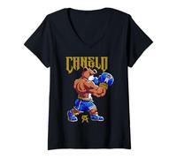 Mujer Boxing The Mexican Style Boxers Camiseta Cuello V