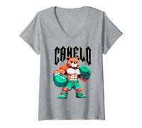 Mujer Boxing The Mexican Style Boxers Camiseta Cuello V