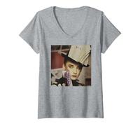 Mujer Boy George Book Boy Hat Culture Club por Simon Fowler Camiseta Cuello V
