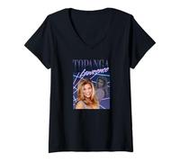 Mujer Boy Meets World Topanga Lawrence Retro Lasers 90's TV Show Camiseta Cuello V