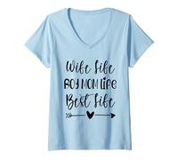 Mujer Boy Mom Merch Wife Life Boy Mom Life Best Life Mum Boy Mama Camiseta Cuello V