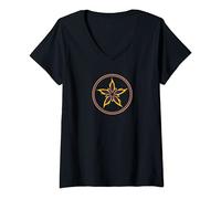 Mujer Brandon Sanderson Nalthis Símbolo Camiseta Cuello V