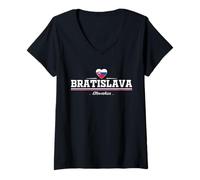 Mujer Bratislava Slovakia Camiseta Cuello V