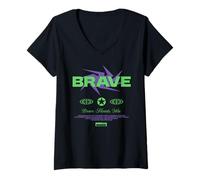 Mujer Brave - Ropa Urbana Y2K Camiseta Cuello V