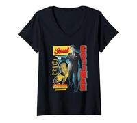 Mujer Breaking Bad Saul Goodman Colorful Ad Collage TV Show Camiseta Cuello V