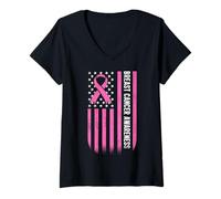 Mujer Breast Cancer Awareness In October We Wear Pink Womens Camiseta Cuello V
