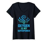 Mujer Breathwork Coach Mindfulness Respiración Sanación Energía Camiseta Cuello V