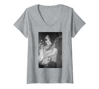 Mujer Brian Molko Placebo Vivir Nancy Boy Adolescente Angst Camiseta Cuello V