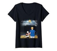 Mujer British Shorthait Cat I'm Only Talking To My Cat Today Camiseta Cuello V